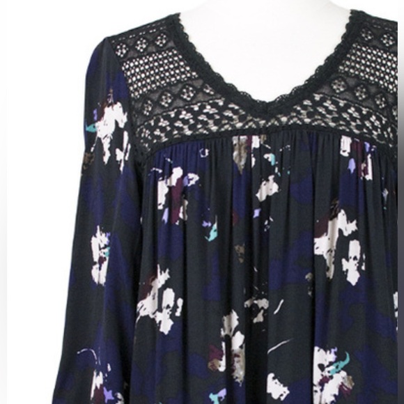 DEX | Floral Print Babydoll Dress - Picture 1 of 5